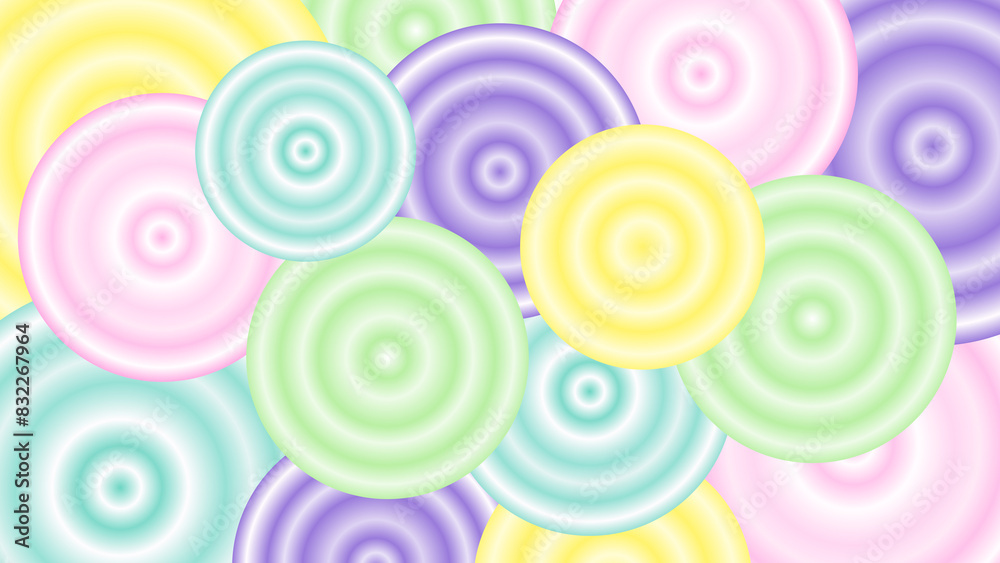 Vibrant Pastel Spiral Abstract Background Vibrant Pastel Spiral Abstract Background