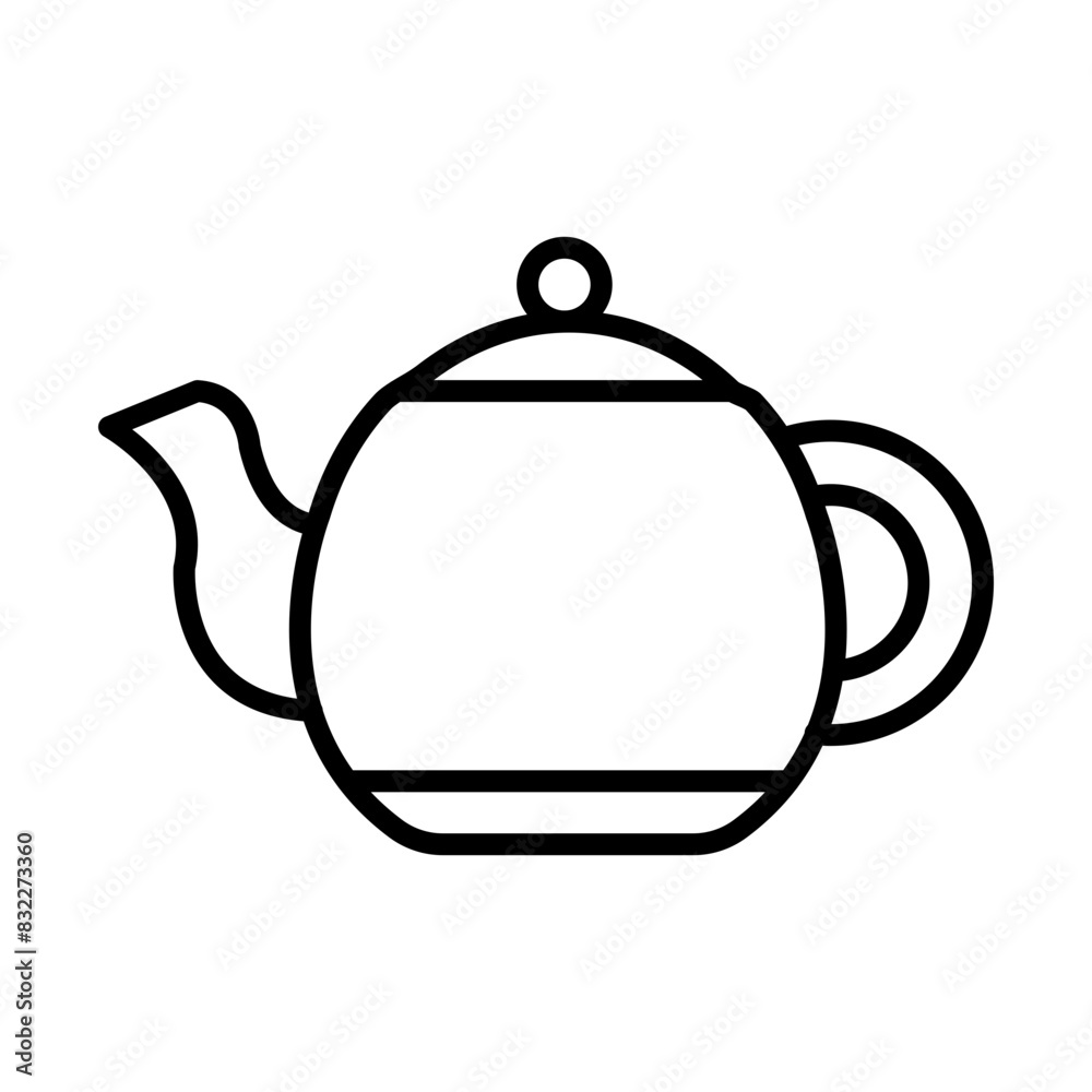 Teapot line icon Teapot line icon