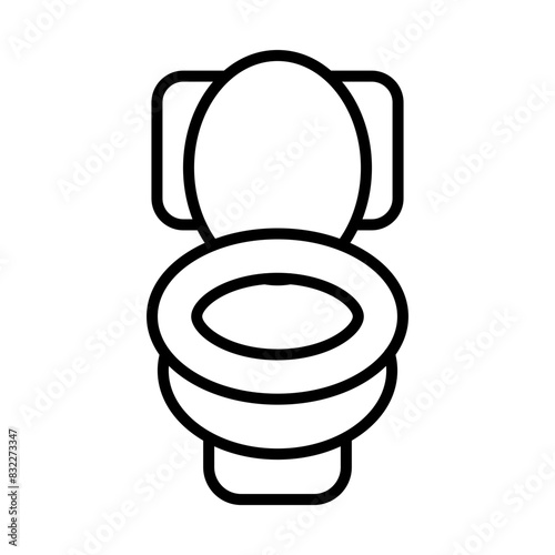 Toilet line icon