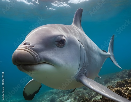 Vaquita (Phocoena sinus) is the World's Rarest Marine Mammal , a critically endangered porpoise native to the northern part of the Gulf of California, is the most endangered cetacean species
