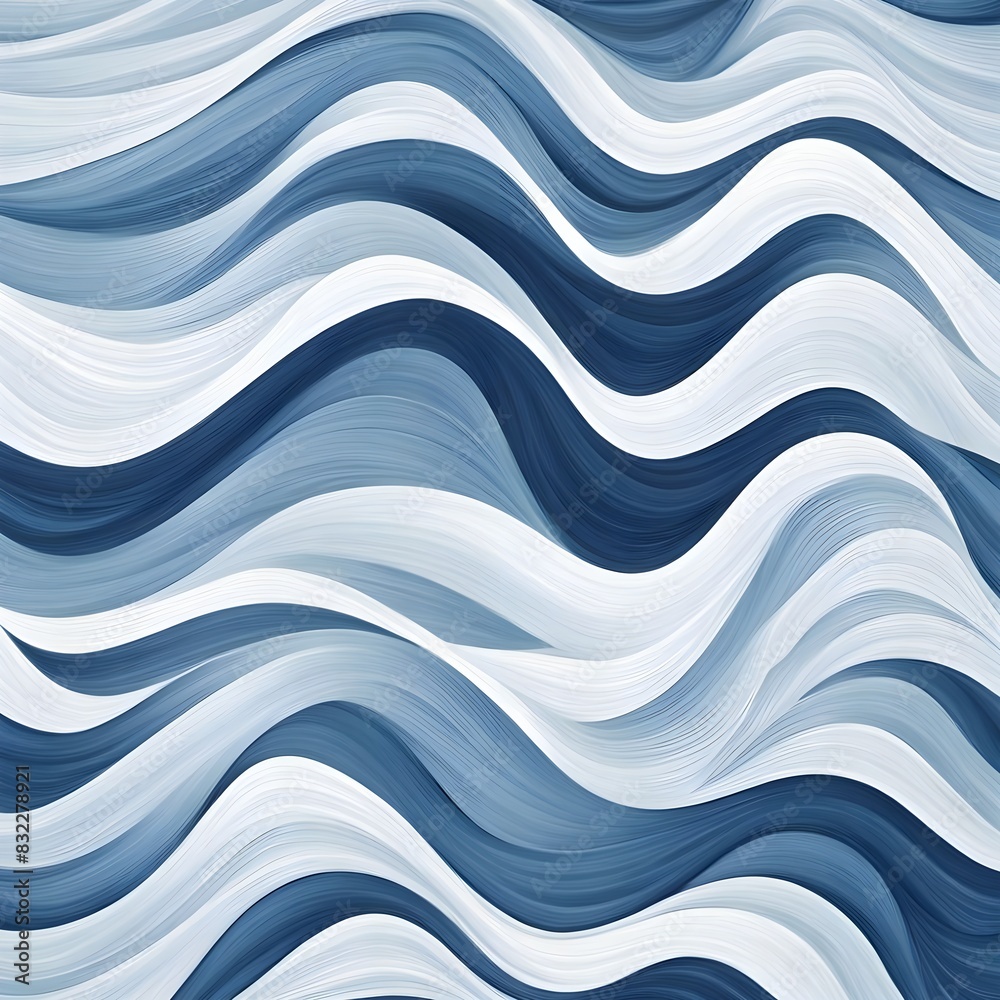 Fototapeta premium a blue and white abstract pattern with waves