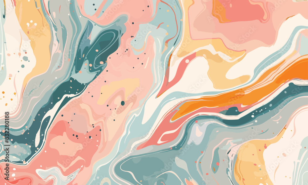 abstract seamless background with waves vector  