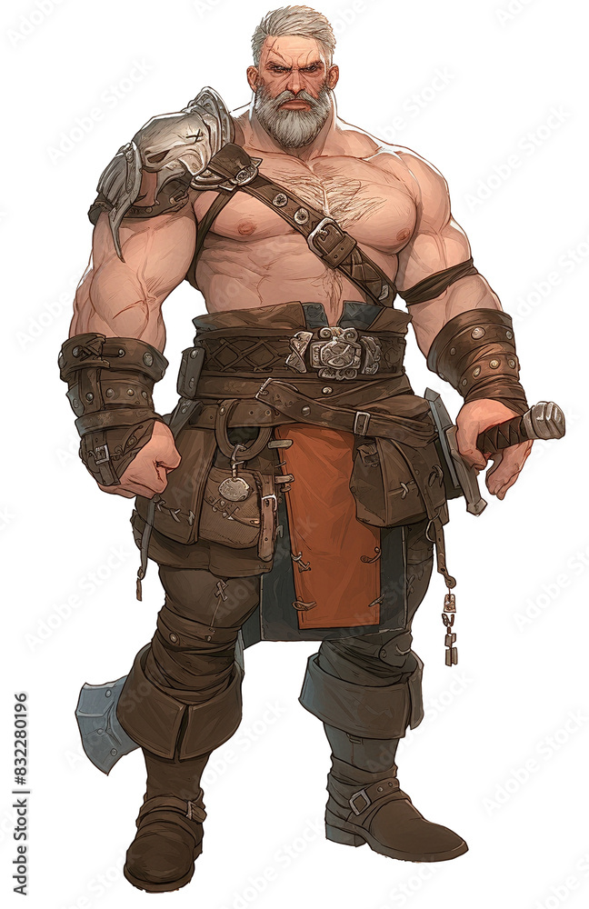 A powerful cartoon warrior, isolated on transparent background, showcasing intricate armor and a fierce battle cry. A powerful cartoon warrior, isolated on transparent background, showcasing intricate armor and a fierce battle cry.