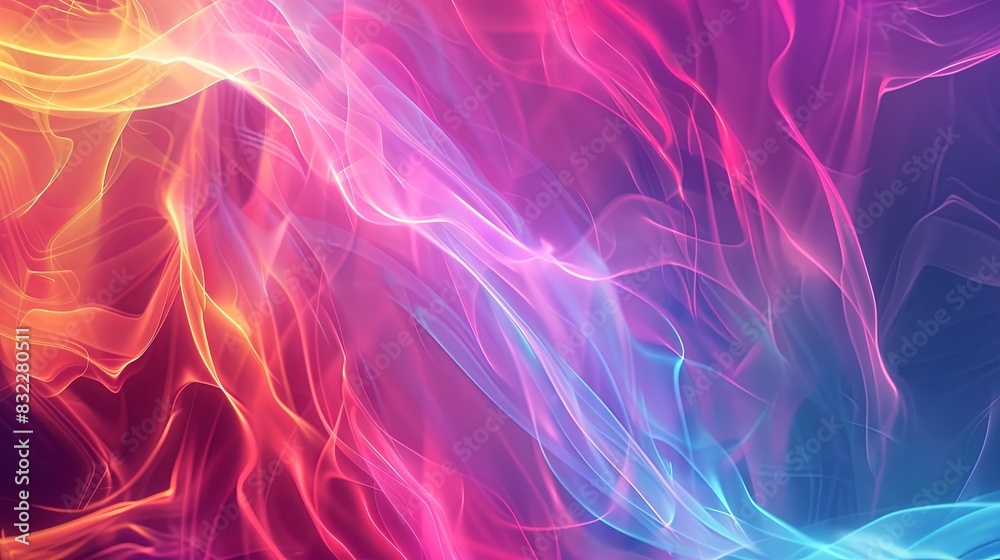 A colorful, abstract background with a purple and blue swirl