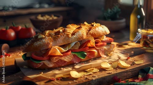 Italian submarine food