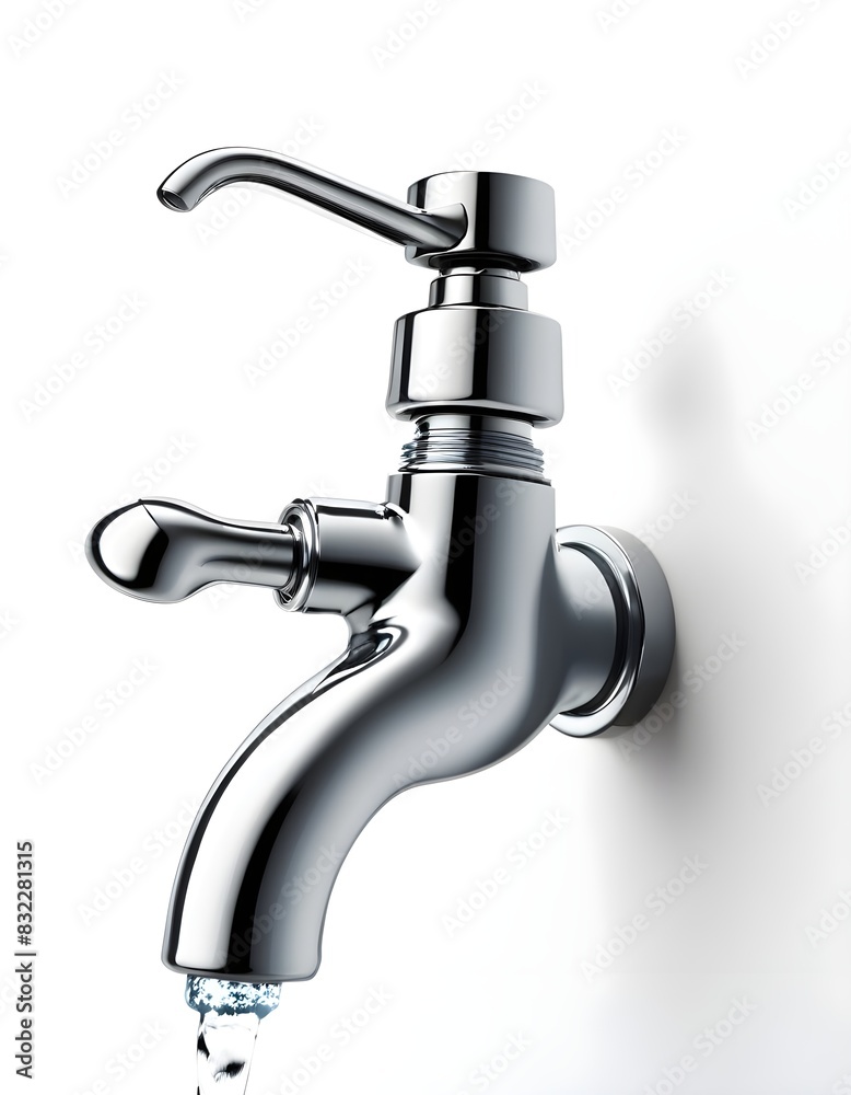 water tap isolated on white background water tap isolated on white background