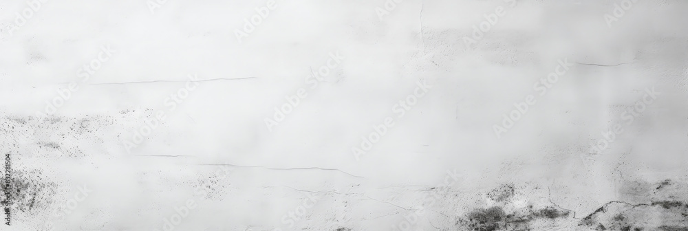 Fototapeta premium White concrete texture background, Horizontal light gray grunge texture background. banner