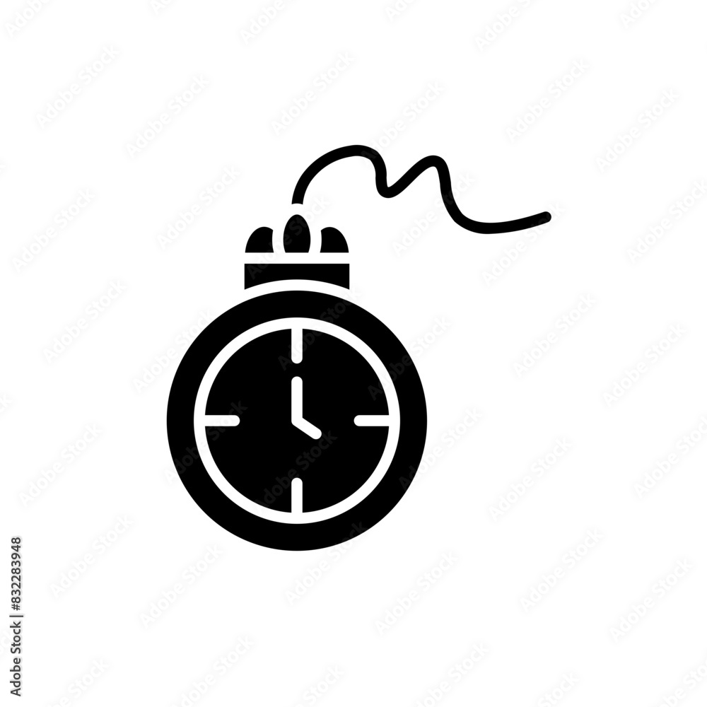 clock glyph icon