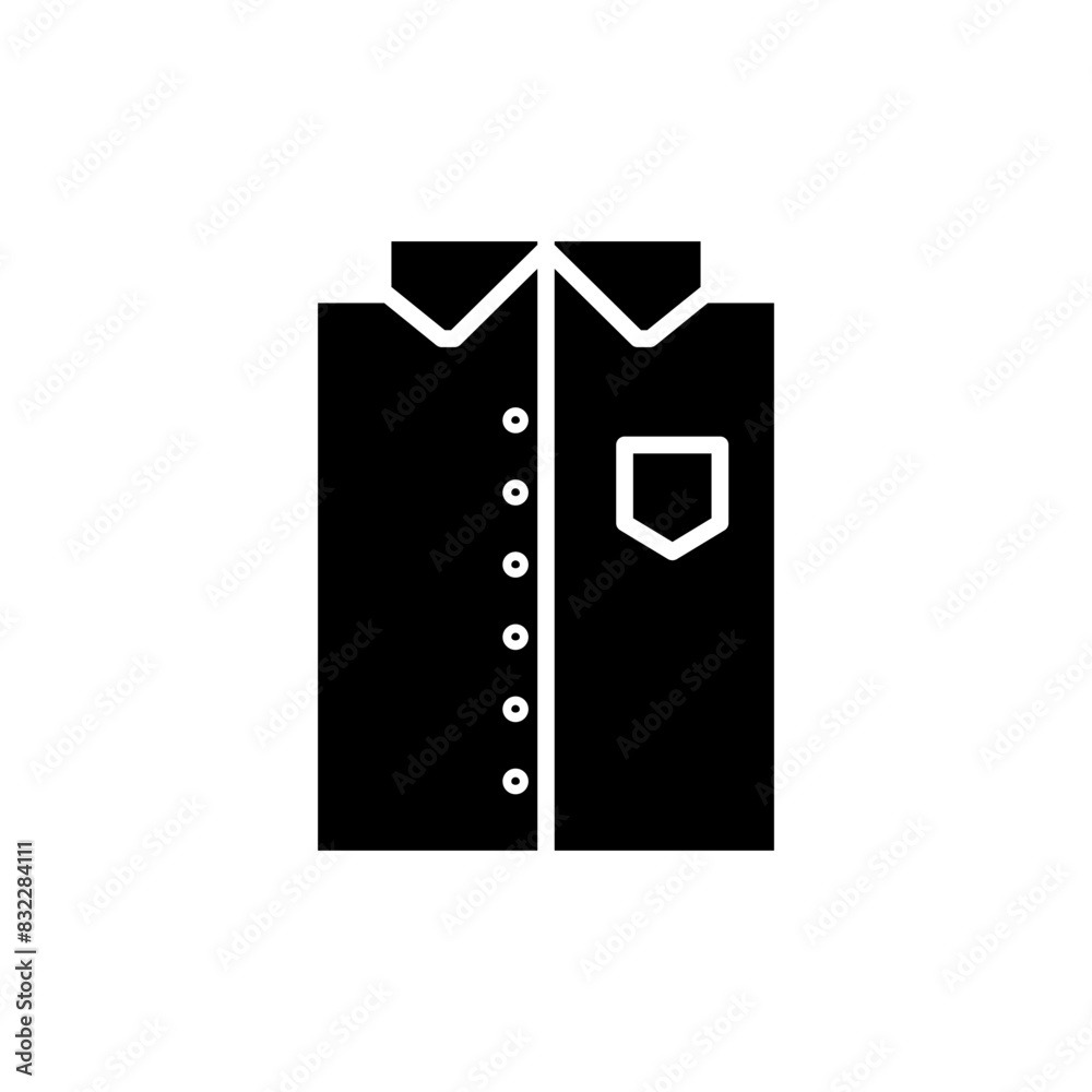 shirt glyph icon