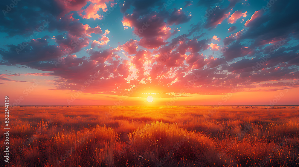 Tranquil Aerial View: Open Skies & Vast Landscapes Tranquil Aerial View: Open Skies & Vast Landscapes