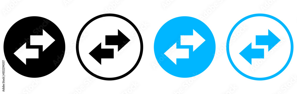 arrows data transfer icon, exchange arrow icons - Swap icon with two arrows arrows data transfer icon, exchange arrow icons - Swap icon with two arrows
