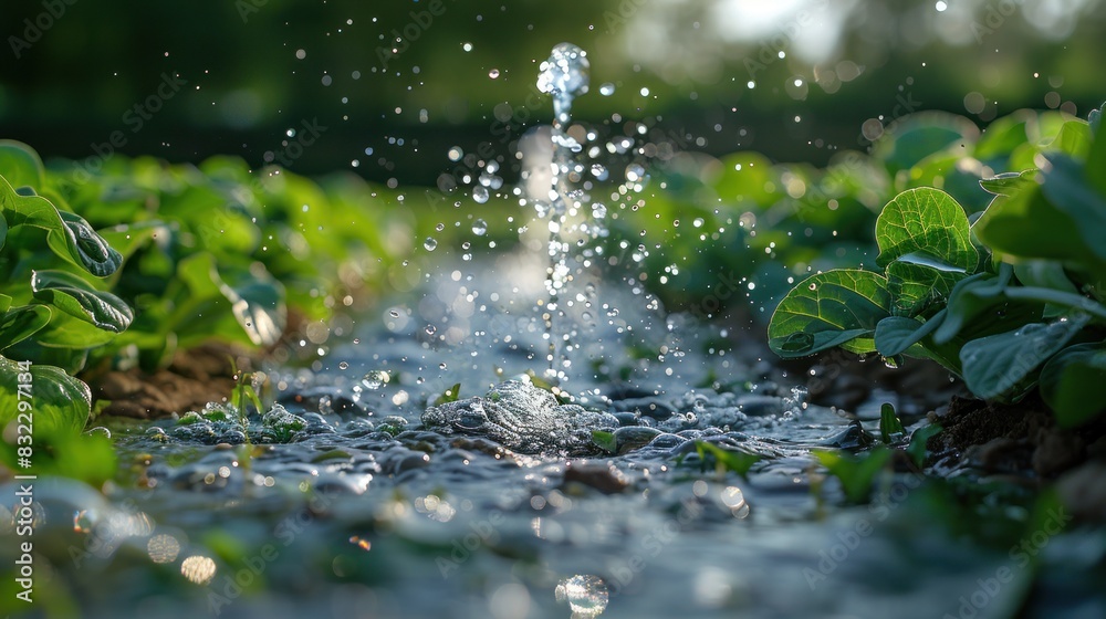 Precision irrigation systems and agricultural practices contribute to efficient water use in agriculture Precision irrigation systems and agricultural practices contribute to efficient water use in agriculture