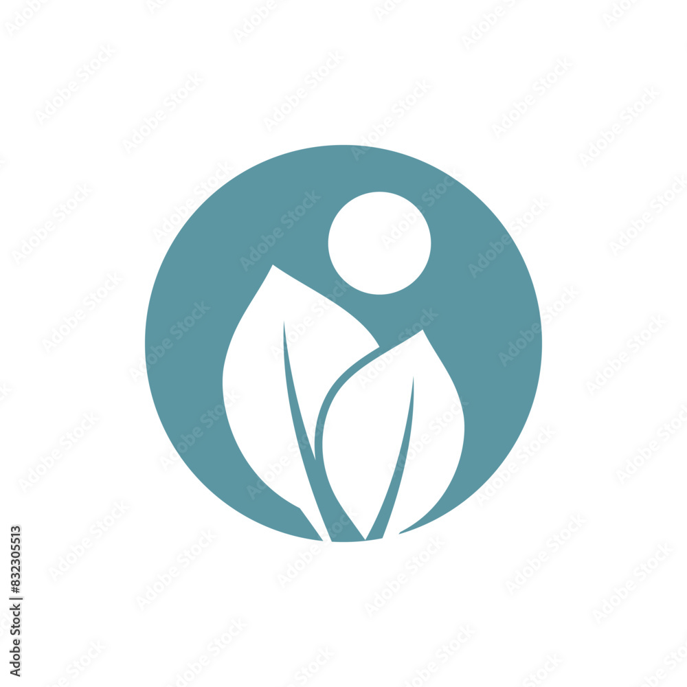 Mint leaf logo vector element template and symbol Mint leaf logo vector element template and symbol