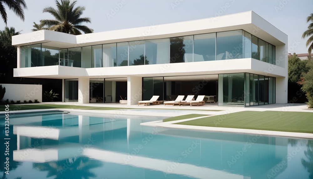 Fototapeta premium luxury swimming pool
