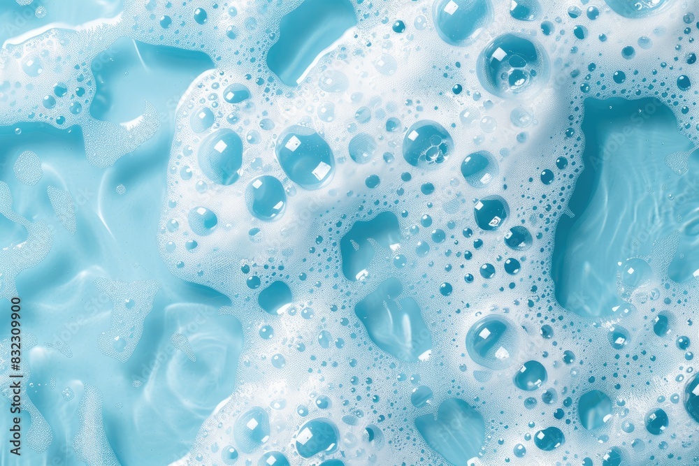 Close-Up of Soap Bubbles and Foam Close-Up of Soap Bubbles and Foam