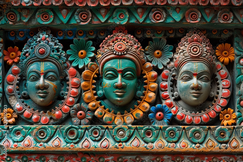 custom made wallpaper toronto digitalDeities Sri Jagannath, Balabhadra, Subhadra. Rath Yatra celebration