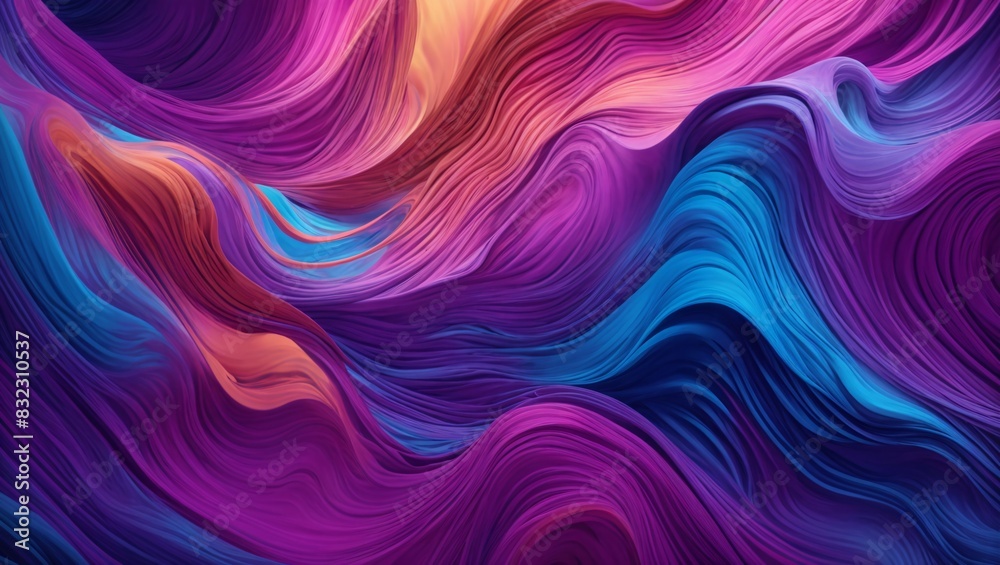 Vibrant Abstract Wave Pattern Vibrant Abstract Wave Pattern