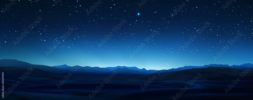 Stunning night sky over a vast desert landscape, illuminated by countless stars and a serene horizon, showcasing the beauty of nature and the universe. Stunning night sky over a vast desert landscape, illuminated by countless stars and a serene horizon, showcasing the beauty of nature and the universe.