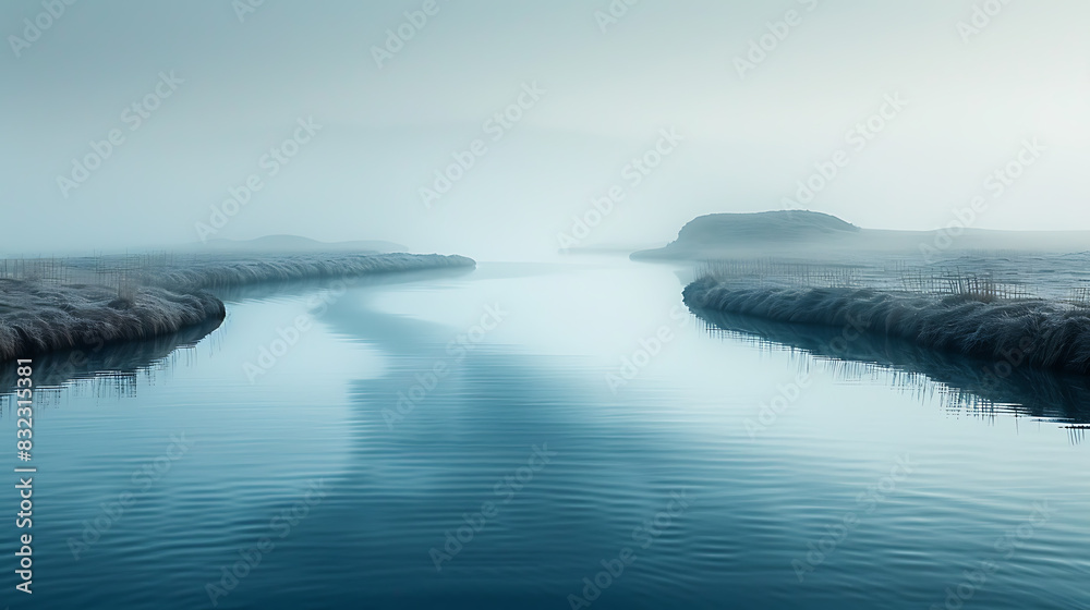 Simplicity & Serenity: A Minimalist View of Lakes & Rivers