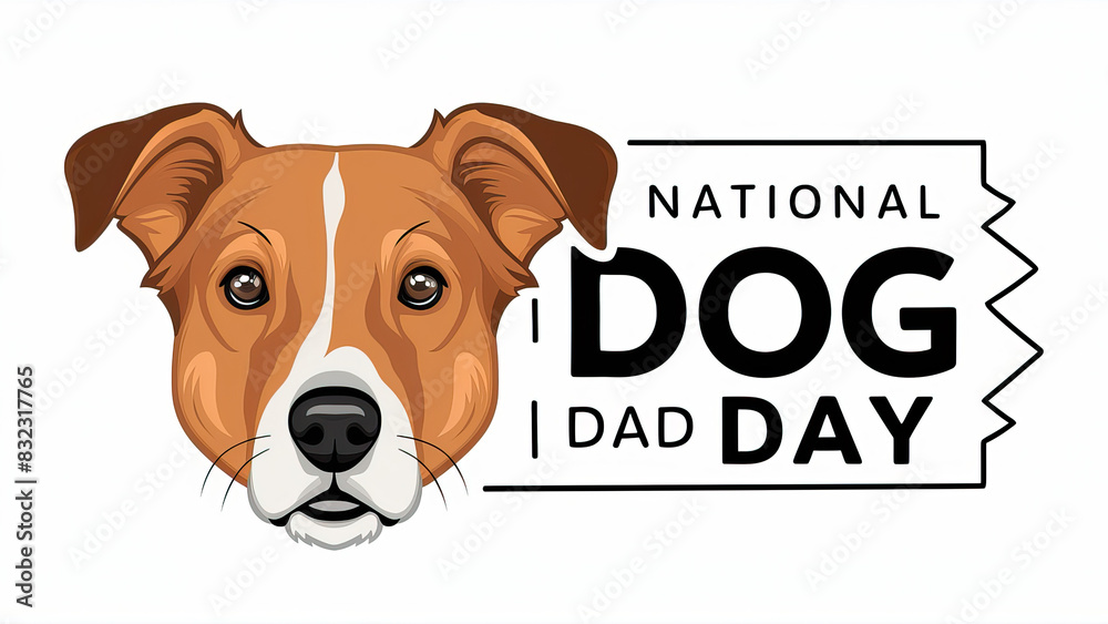National Dog Dad Day, Dog Dad Day, National Dog Dad Day Poster, Social