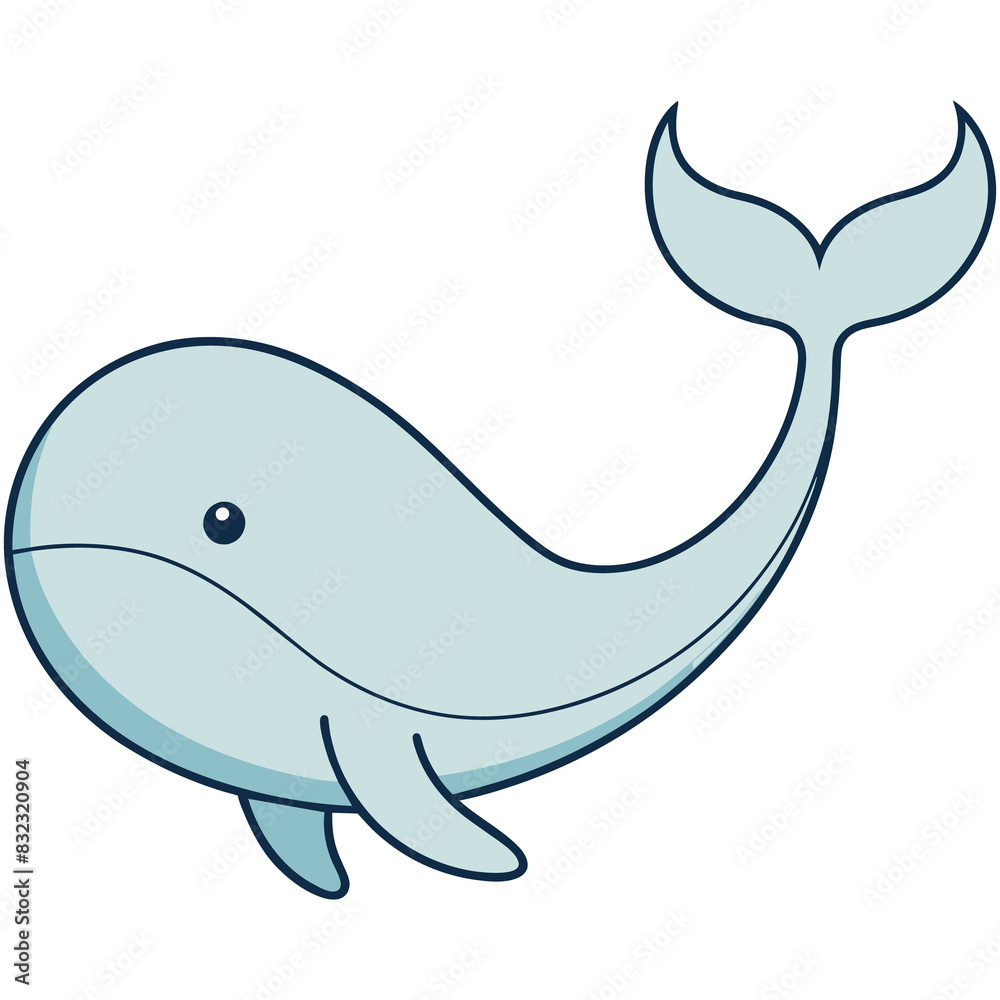 Whimsical Ocean Friend Marine Life Illustrations Blue Whale Whimsical Ocean Friend Marine Life Illustrations Blue Whale