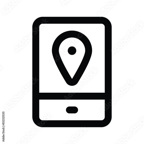 Get this amazing icon of navigation app in modern style, ready to use icon