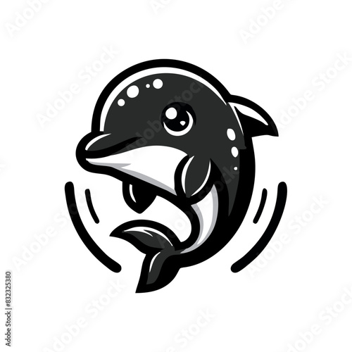 Dolphin logo design inspiration. Dolphin logo template