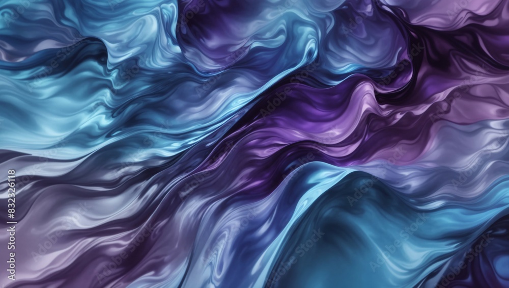 Fototapeta premium Ethereal Fluid Art Abstract Background
