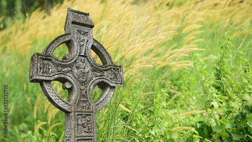 The Celtic cross embodies the rich symbolism of spirituality and faith.