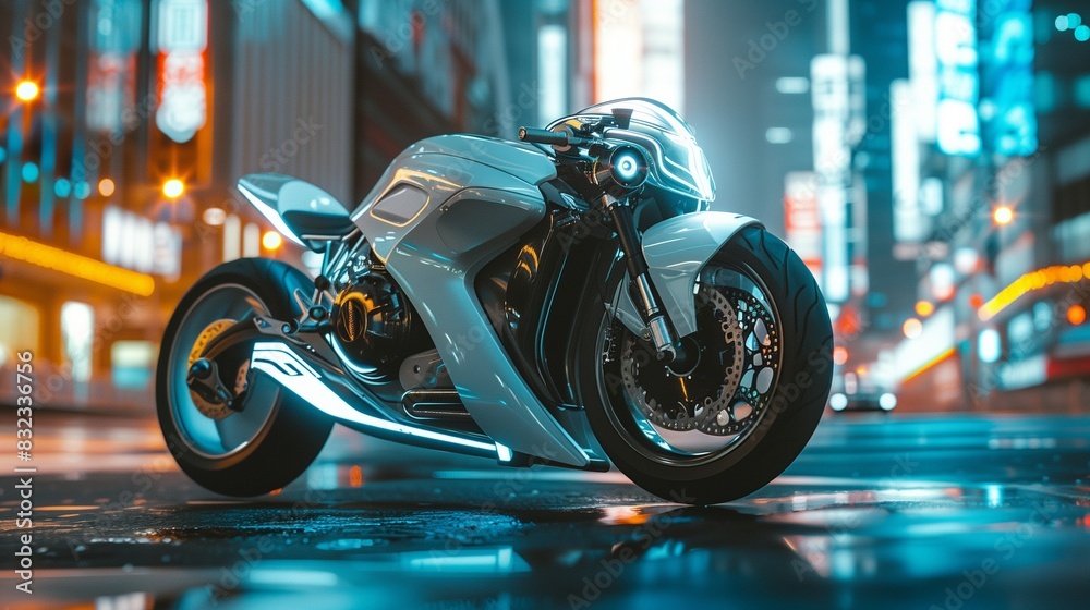 motorcycles on the street motorcycles on the street