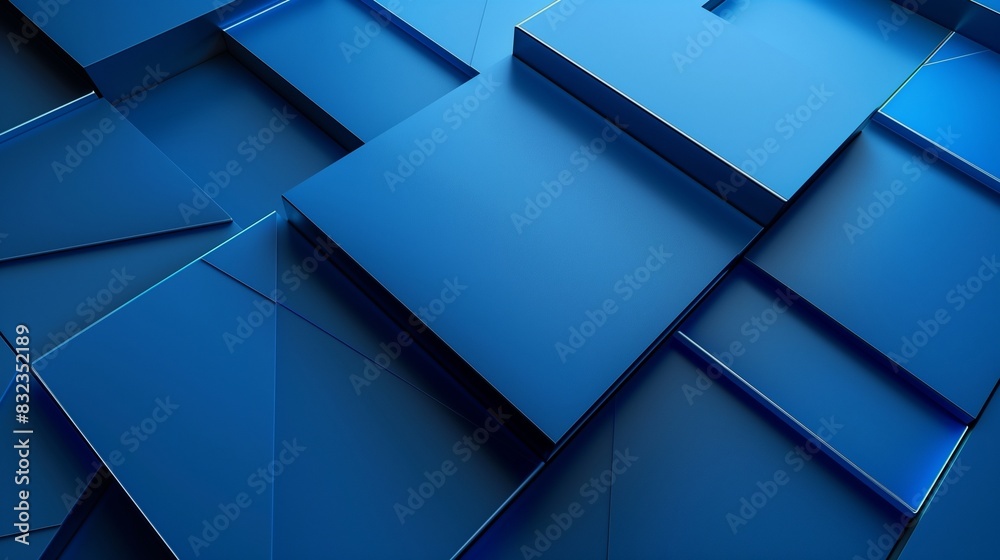 Dynamic blue geometric shapes intersecting and overlapping, forming an abstract technology background with a sleek, modern look. Dynamic blue geometric shapes intersecting and overlapping, forming an abstract technology background with a sleek, modern look.