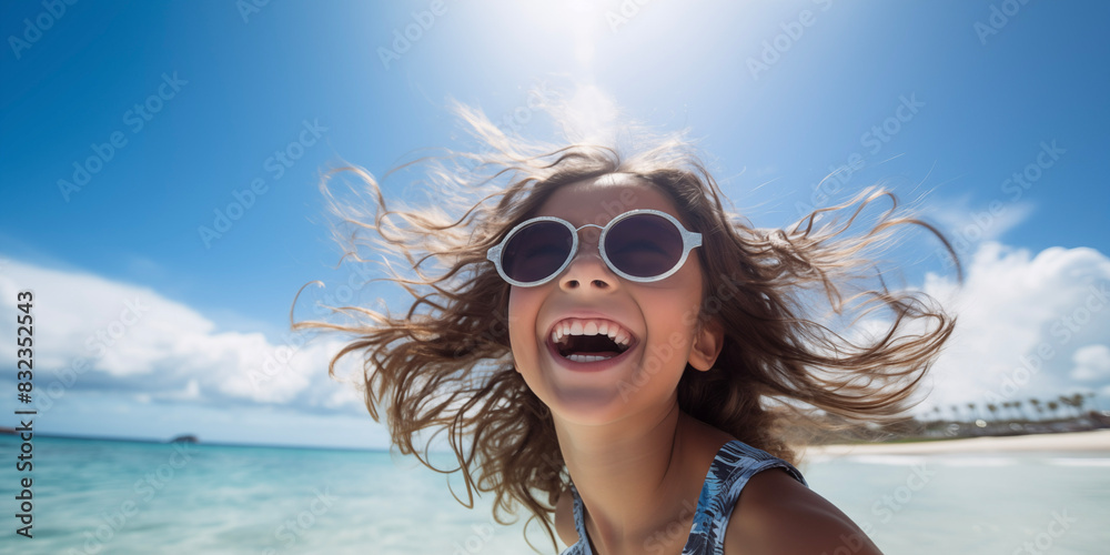 Woman on beach. Woman on beach.