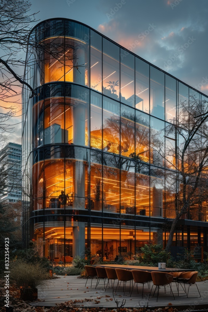 Obraz premium Diverse Team Collaborates on Crucial Project in Inspiring Modern Workplace