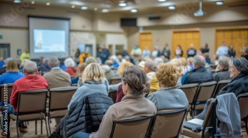 Community engagement thrives as residents gather for an insightful town hall meeting on local issues