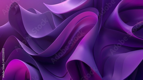 A purple abstract background with curves