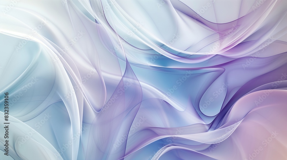 Fototapeta premium Minimalist abstract wallpaper with smooth organic lines and subtle color variations, creating a modern and elegant look.