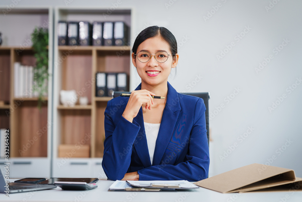 Asian businesswoman specializing in stock market and financial services, including roles as a loan officer, investment banker, legal advisor, discusses loan applications and investment strategies Asian businesswoman specializing in stock market and financial services, including roles as a loan officer, investment banker, legal advisor, discusses loan applications and investment strategies