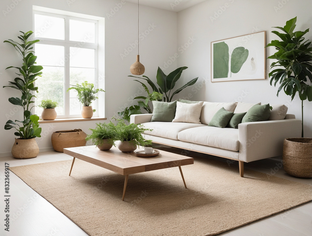 Bright and Airy Minimalist Living Room with Neutral Tones Bright and Airy Minimalist Living Room with Neutral Tones