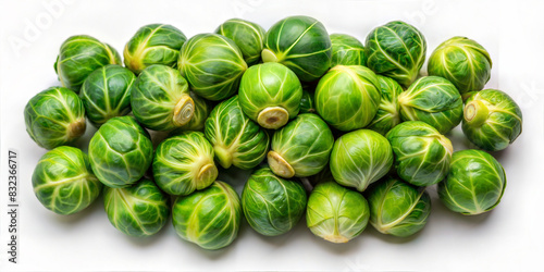 Fresh Brussels Sprouts popular vegetable rich in various nutrients