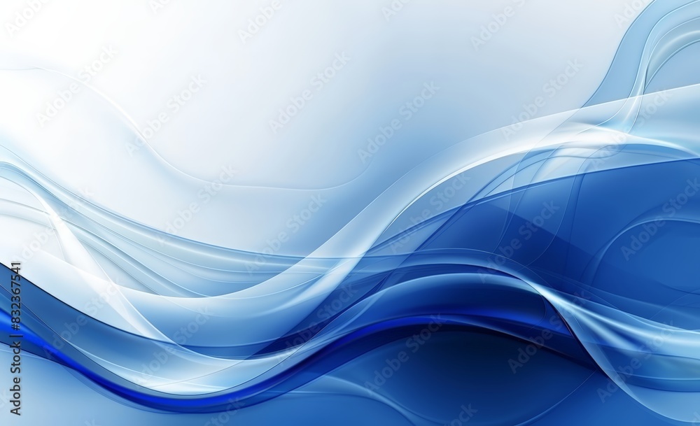 Obraz premium fondo abstracto. olas azules