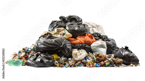 Pile of garbage, trash