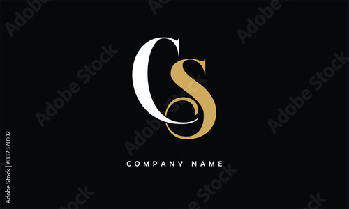 CS, SC, C, S Abstract Letters Logo Monogram