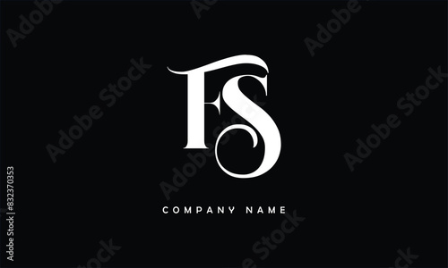 FS, SF, F, S Abstract Letters Logo Monogram