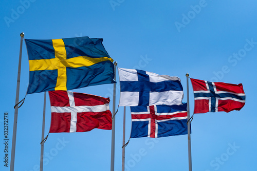 Flags of the Nordic Countries