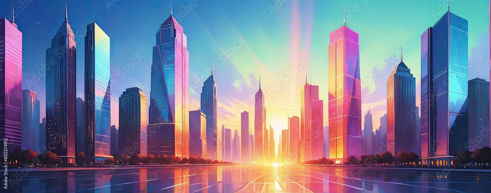 skyscraper office building abstract backgrounds illustration skyscraper office building abstract backgrounds illustration