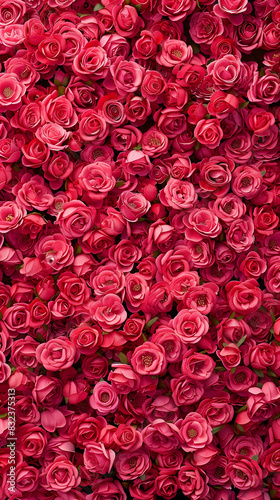 Close Up of Pink Roses in Full Bloom Display  pink roses background