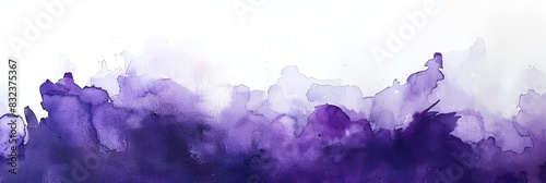 Abstract purple watercolor background.