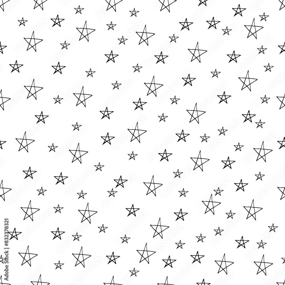 Vector seamless Hand drawn pattern. Vector seamless Hand drawn pattern.