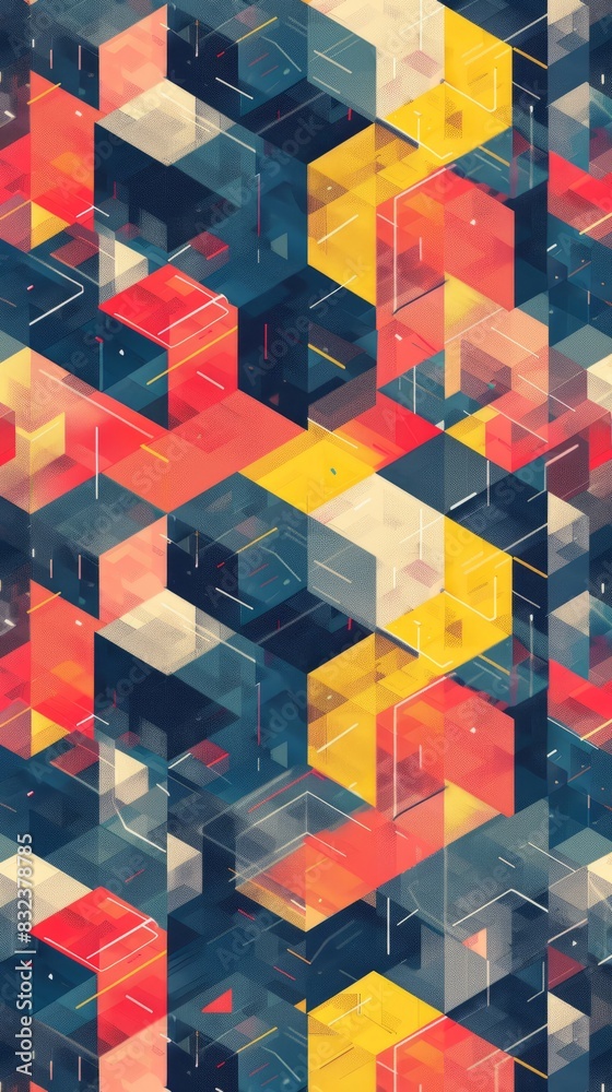 isometric cube pattern isometric cube pattern