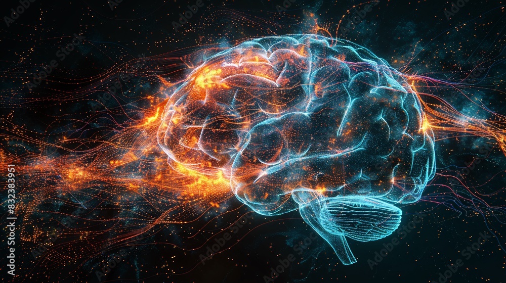 Technicolor Neural Symphony: Vibrant AI Brain Visualization with Dynamic Neural Connections Technicolor Neural Symphony: Vibrant AI Brain Visualization with Dynamic Neural Connections